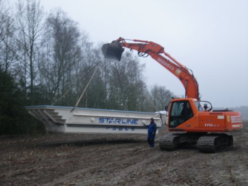 Plaatsen van zwembad 1