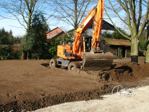 Nivelleren tuin 2