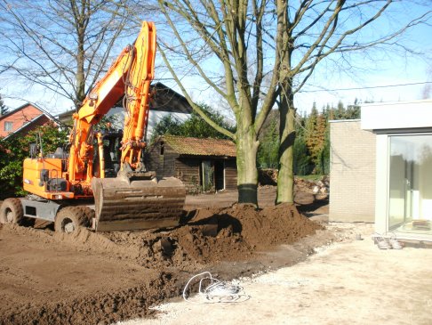 Nivelleren tuin 3