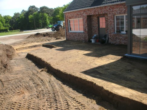 Aanleg tuin en oprit in beton 1