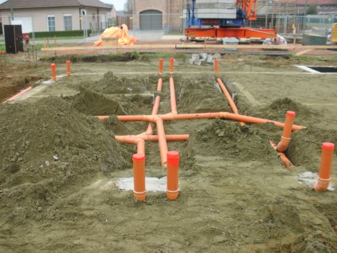 Leggen rioleringsbuizen 54