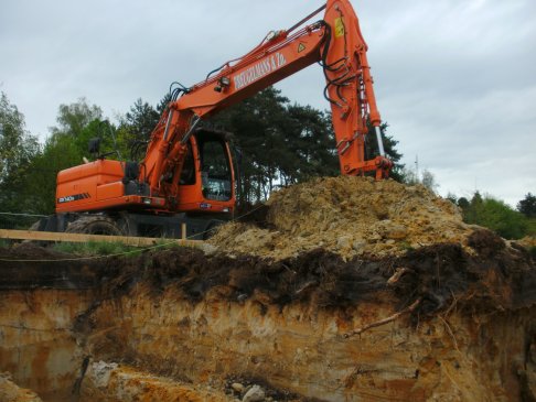 Uitgraven funderingszolen 10