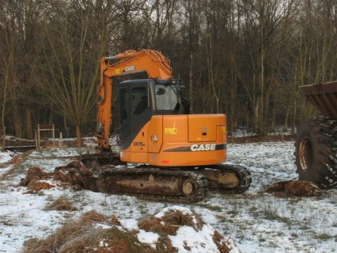 Winkelsbroek_plaggen, verlagen taluds rond vijver + afvoeren plagsel 7