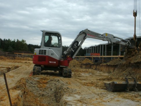 Uitgraven funderingszolen 9