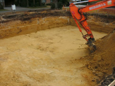 Uitgraven bouw 25